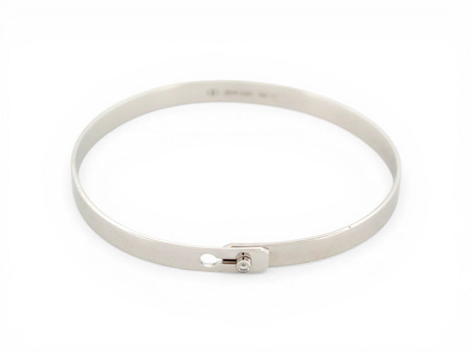 Bracelet Dinh Van Serrure - Bracelet en or blanc 18k avec diamant 58 Facettes 271713