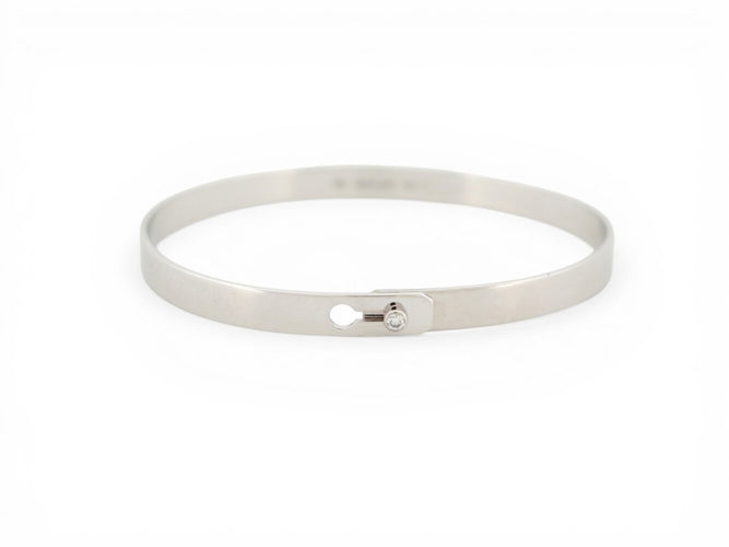 Bracelet Dinh Van Serrure - Bracelet en or blanc 18k avec diamant 58 Facettes 271713