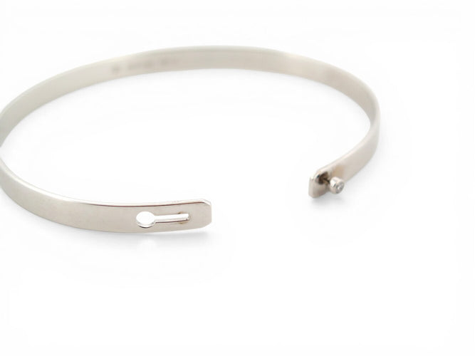 Bracelet Dinh Van Serrure - Bracelet en or blanc 18k avec diamant 58 Facettes 271713