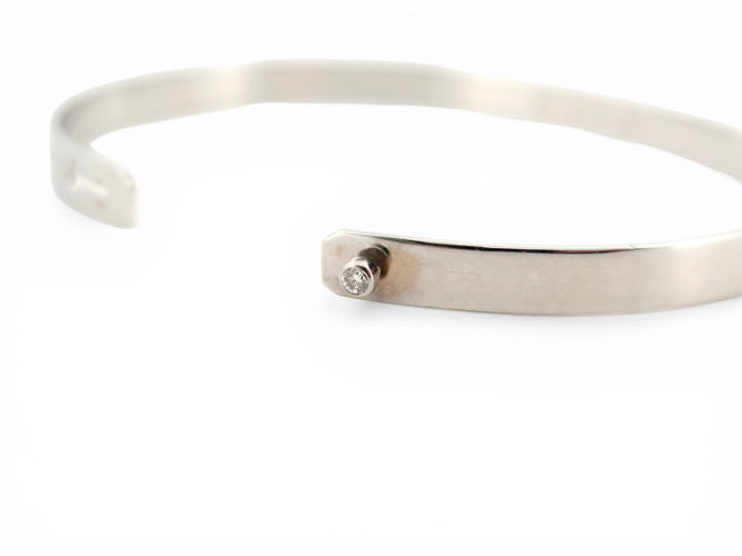 Bracelet Dinh Van Serrure - Bracelet en or blanc 18k avec diamant 58 Facettes 271713