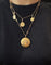 Pendentif Art nouveau - Pendentif porte-photo en or jaune 18K, saphirs et diamants 58 Facettes 244