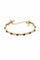 Bracelet Bracelet jonc en or jaune 18 carats avec diamants et rubis 58 Facettes Dr