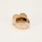 Bague 59 Bague Tank en or rose et or blanc 18K et diamants 58 Facettes