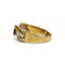Bague 51 Bague bandeau en or jaune sertie de rubis et diamants 58 Facettes 260101R