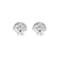 Boucles d'oreilles Paires de puces en or blanc et diamants 58 Facettes B250540