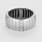 Bague 56 Chaumet - Fidélité - Bague semi - souple en or gris et diamants 58 Facettes B250657