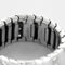 Bague 56 Chaumet - Fidélité - Bague semi - souple en or gris et diamants 58 Facettes B250657