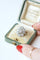 Bague 64 Bague marguerite Belle Époque ovale en platine et diamants 2,95 ct 58 Facettes