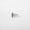 Bague 54 Bague Toi & Moi n° 146 en or gris 18 carats et diamants 58 Facettes