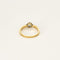 Bague 59 Bague solitaire en or jaune et or blanc 18 k avec diamant taille ancienne 58 Facettes Bague-002
