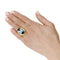 Bague 50 Bague or jaune et topaze 58 Facettes 35436