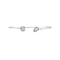 Bracelet Bracelet Messika, "Jonc Flex Toi & Moi My Twin", or blanc et diamants. 58 Facettes 35424