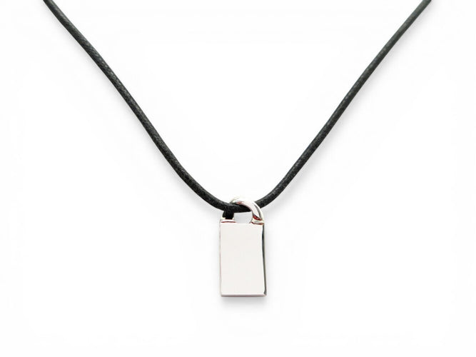Collier Christian Dior - Collier pendentif gourmette en or blanc 18k 58 Facettes 273956