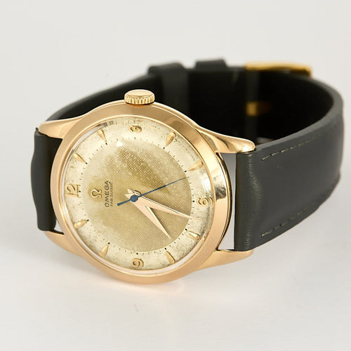 Montre Omega - Montre Jumbo en or rose 18K, cadran deux tons 58 Facettes A1094