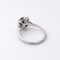 Bague 52 Bague marguerite en or blanc 18 carats, saphir et diamants 58 Facettes 35995