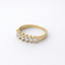 Bague 55.5 Bague en or jaune 18 carats sertie de diamants taille marquise 58 Facettes 35958