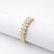 Bague 55.5 Bague en or jaune 18 carats sertie de diamants taille marquise 58 Facettes 35958