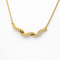 Collier Collier - Motif ondulé en or jaune 18 carats et diamants 58 Facettes 35306