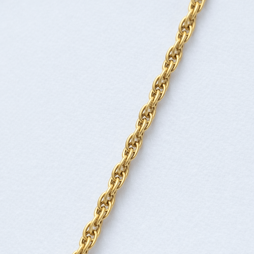 Collier Collier - Motif ondulé en or jaune 18 carats et diamants 58 Facettes 35306