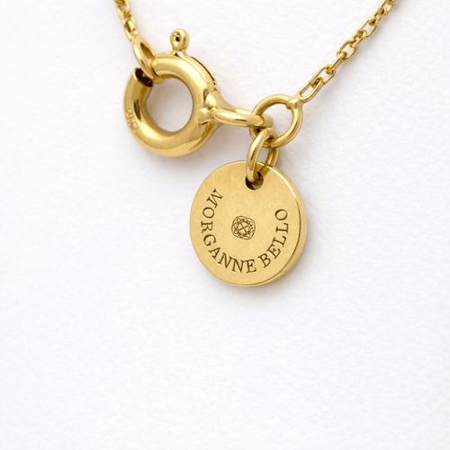 Collier Morgane Bello - Collier en or jaune 18 carats et quartz rose 58 Facettes 35308