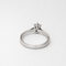 Bague 51 Bague solitaire en or blanc 18 carats et diamant taille brillant 58 Facettes 35216