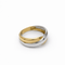 Bague 56 Bague entrelacée - Alliance en or jaune et or blanc 18 carats 58 Facettes 35220