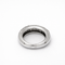 Bague 49 Alliance demi-jonc pavée de diamants en or blanc 18 carats 58 Facettes 35222