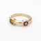 Bague 48 Bague toi et moi en or jaune 18 carats et tourmalines 58 Facettes 35212