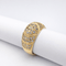 Bague 55 Bague dôme en or jaune 18 carats et diamants 58 Facettes 35214