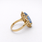 Bague 49 Bague marquise en or jaune 18 carats et topaze 58 Facettes 35147