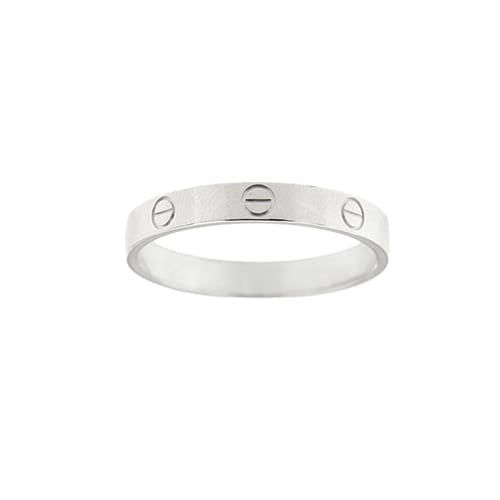 Bague Cartier Love - Bague alliance en or blanc 18 ct 58 Facettes 38945