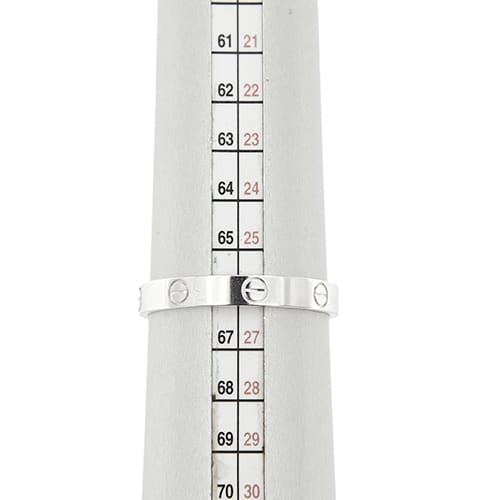 Bague Cartier Love - Bague alliance en or blanc 18 ct 58 Facettes 38945
