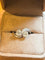 Bague 61 Bague Toi et Moi en or blanc 18 carats et platine avec diamants 58 Facettes vous et moi