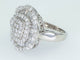 Bague 56 Bague entourage - Or blanc 14 ct et diamants naturels 1,92 ct 58 Facettes W102