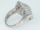 Bague 56 Bague entourage - Or blanc 14 ct et diamants naturels 1,92 ct 58 Facettes W102