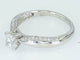 Bague 59 Bague entourage en or blanc 14 kt et diamants 1,15 ct 58 Facettes AR01