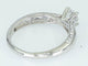 Bague 59 Bague entourage en or blanc 14 kt et diamants 1,15 ct 58 Facettes AR01