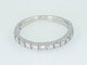 Bague Bague entourage en or blanc 14 ct et diamants 0,53 ct 58 Facettes AS32