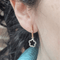 Boucles d'oreilles Boucles d’oreilles - Diamants taille brillant en or blanc et jaune 18k 58 Facettes PE73