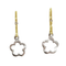 Boucles d'oreilles Boucles d’oreilles - Diamants taille brillant en or blanc et jaune 18k 58 Facettes PE73