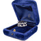 Bague 53 Bague vintage en or blanc 18 ct avec diamants 58 Facettes AN432 (00519)