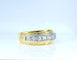 Bague 56 Bague jonc - Ligne de diamants taille ancienne en or 18 carats 58 Facettes AB698