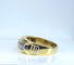 Bague 56 Bague jonc - Ligne de diamants taille ancienne en or 18 carats 58 Facettes AB698