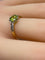 Bague 51 Bague en or jaune 18 carats au péridot et diamants 58 Facettes AB699