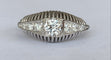 Bague 58 Art déco - Bague solitaire vintage en or blanc 18 ct et diamants 58 Facettes ring