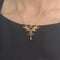 Collier Collier Art nouveau - Grenat et perles blanches en or jaune 58 Facettes Z1351953