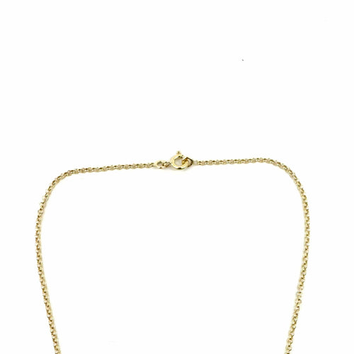 Collier Collier Art nouveau - Grenat et perles blanches en or jaune 58 Facettes Z1351953