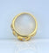 Bague 52 Bague jonc cœurs en or jaune 18 carats et diamants 58 Facettes AB702