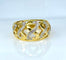 Bague 52 Bague jonc cœurs en or jaune 18 carats et diamants 58 Facettes AB702