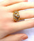 Bague 52 Bague jonc cœurs en or jaune 18 carats et diamants 58 Facettes AB702